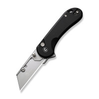 Ніж трапеція складаний кишеньковий Civivi Elementum Utility, (5.8 см) 6Cr13 / Aluminum чорний