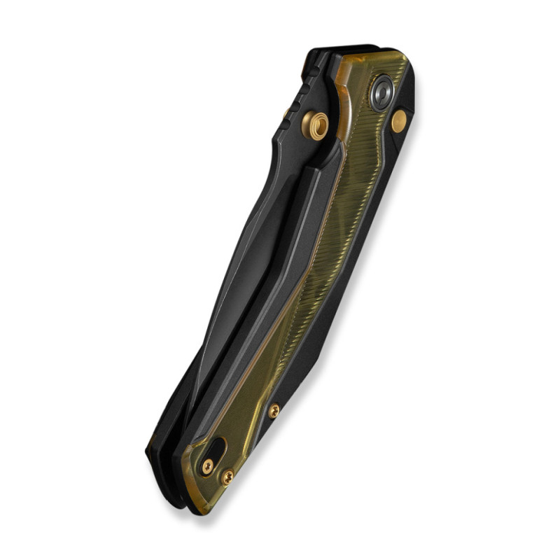 Ніж складаний туристичний Civivi Wellmax (9.1 см) 14C28N / Aluminum чорний/жовтий