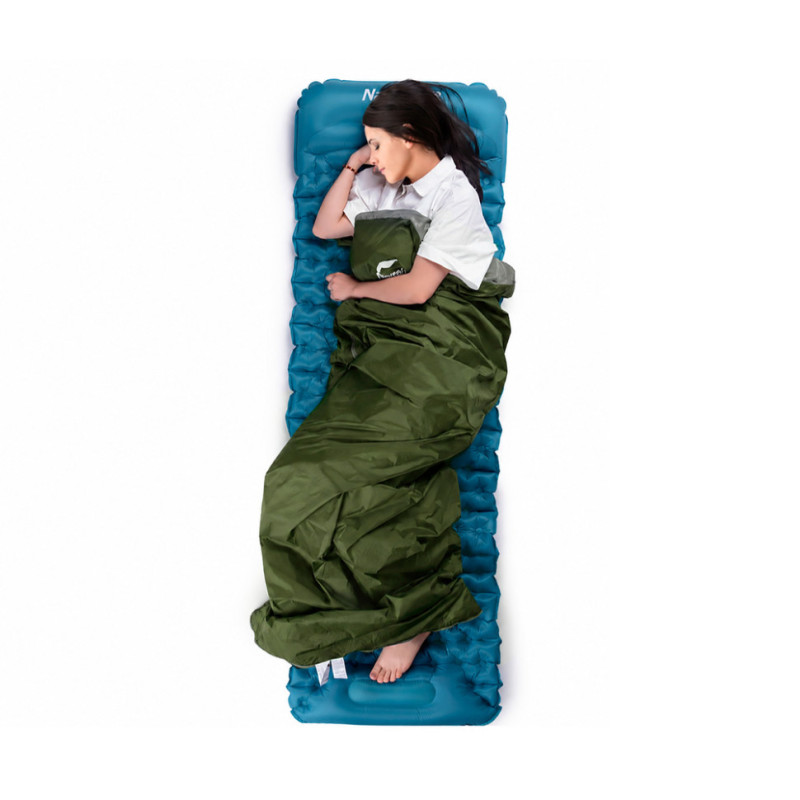 Спальний мішок ультралегкий Naturehike LW180 Mini NH21MSD04, XL, зелений