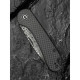 Ніж складаний кишеньковий Civivi Elementum Slip Joint, (7.5 см) Damascus / Carbon Fiber сірий