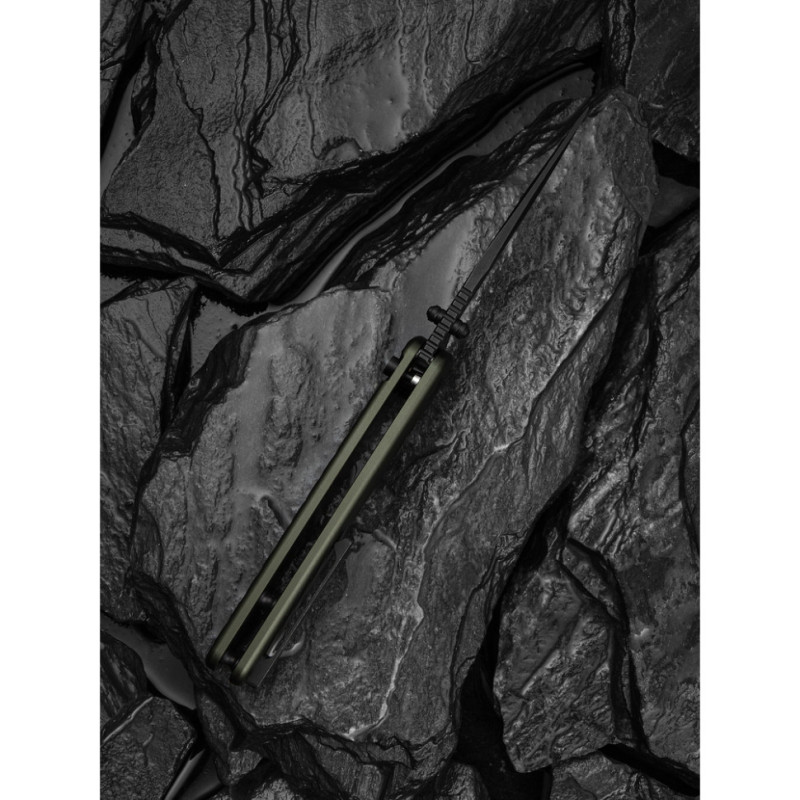 Ніж складаний туристичний Civivi Iron Tide (8.2 см) 14C28N / Aluminum зелений