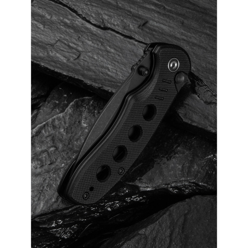 Ніж складаний кишеньковий Civivi Triptych, (7.6 см) 14C28N / G10 чорний