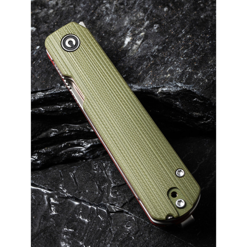 Ніж складаний кишеньковий Civivi Sendy, (7.2 см) Nitro-V / G10 темно-зелений