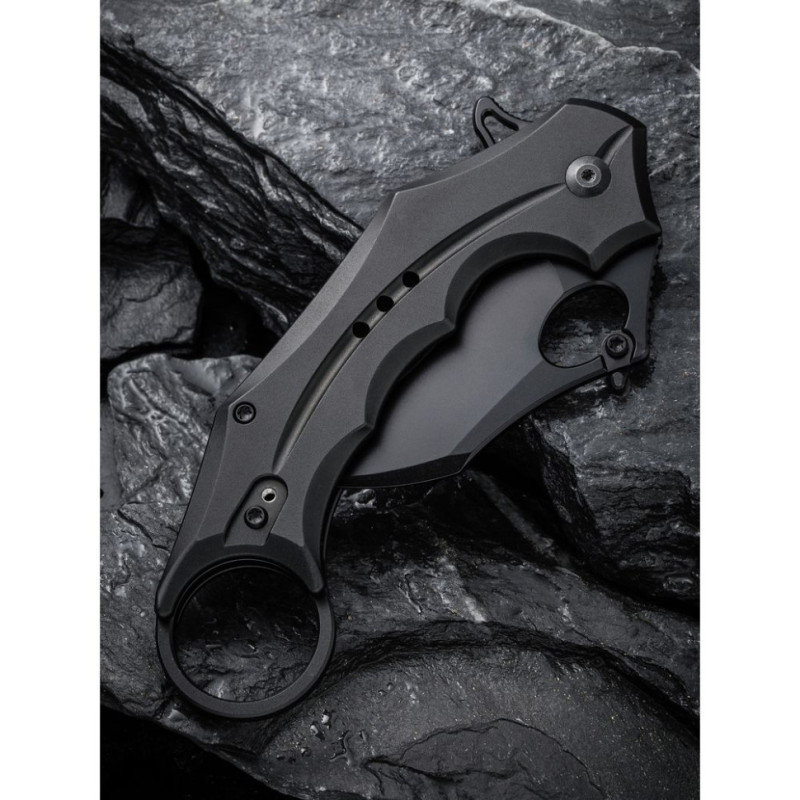 Ніж складаний кишеньковий Civivi Incisor II, (5.1 см) Nitro-V / Aluminum чорний