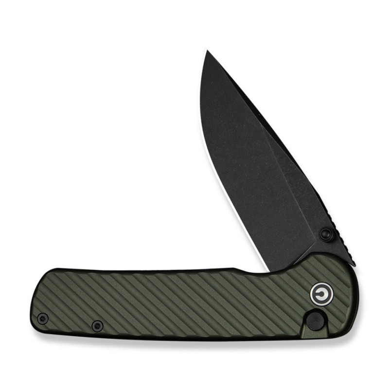 Ніж складаний туристичний Civivi Iron Tide (8.2 см) 14C28N / Aluminum зелений