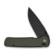Ніж складаний туристичний Civivi Iron Tide (8.2 см) 14C28N / Aluminum зелений