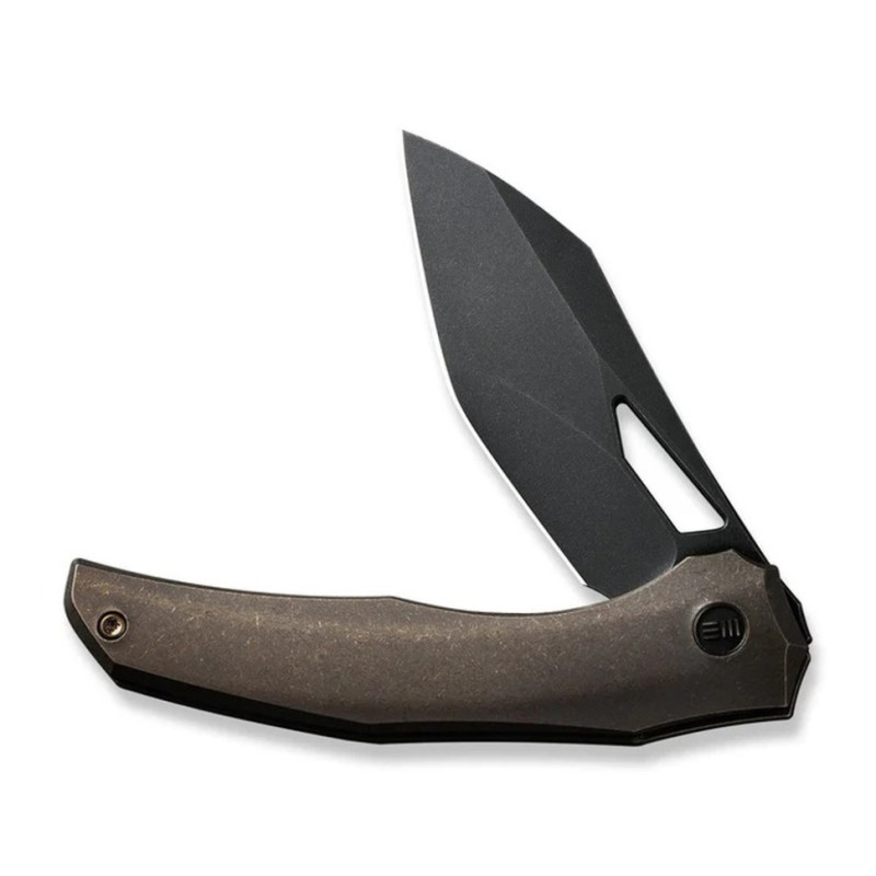 Ніж складаний туристичний WE Knife Ignio Mystery Box, (8.4 см) CPM 20CV / титан 6AL4V бронзовий