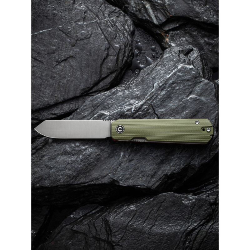 Ніж складаний кишеньковий Civivi Sendy, (7.2 см) Nitro-V / G10 темно-зелений