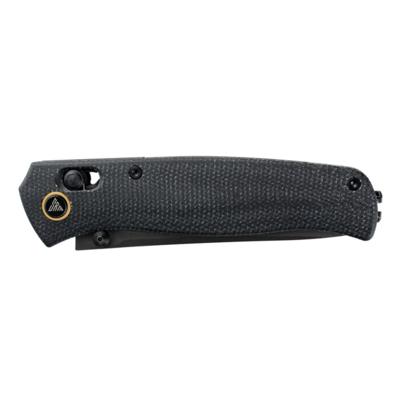 Ніж складаний туристичний SRM Medal (8,2 см) 140Cr / Micarta, чорний