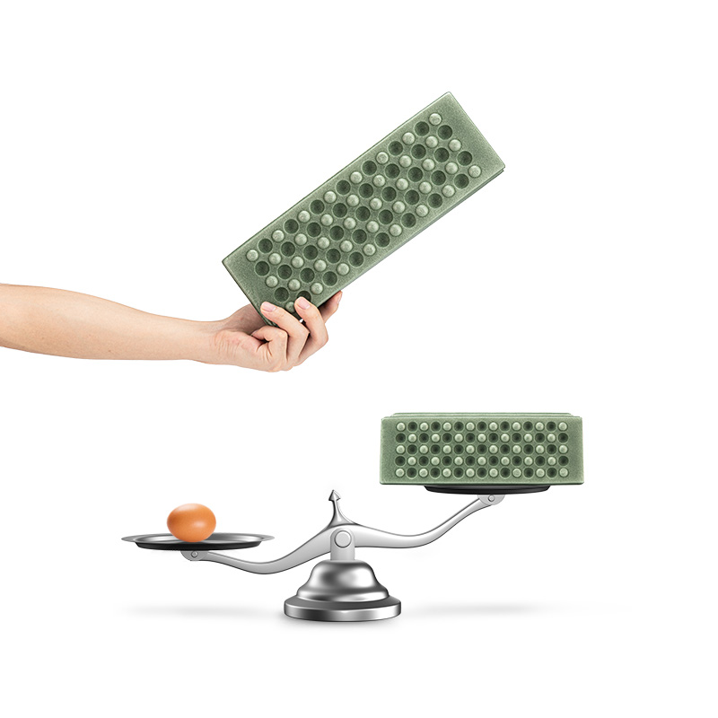 Сидушка туристична складана XPE Naturehike NH20PJ025, 15 мм, темно-зелена з чохлом для походів та кемпінгу