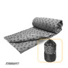 Рушник для йоги EasyFit Yoga Mat Towel з сумкою, Розмір 183х63 см, Мікрофібра, Сірий