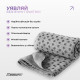 Рушник для йоги EasyFit Yoga Mat Towel з сумкою, Розмір 183х63 см, Мікрофібра, Сірий