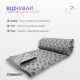 Рушник для йоги EasyFit Yoga Mat Towel з сумкою, Розмір 183х63 см, Мікрофібра, Сірий