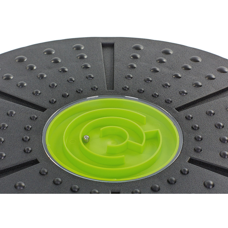 Баланс борд EasyFit BalancePro (балансировочный диск с лабиринтом), Диаметр 39 см, Высота 8 см, Пластик, Чёрный