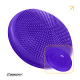 Балансировочная массажная подушка EasyFit, Диаметр 33 см, Максимальная нагрузка 120 кг, Резина, Фиолетовый