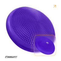 Балансувальна масажна подушка EasyFit, Діаметр 33 см, Максимальне навантаження 120 кг, Гума, Фіолетовий