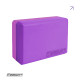 Блок для йоги EasyFit Polarity (рadma), Длина 23 см, Ширина 15 см, EVA-полимер, Фиолетово-розовый