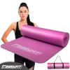 Килимок EasyFit для пілатесу та фітнесу, 180x60 см, товщина 10 мм, NBR, рожевий