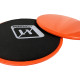 Диски для глайдингу EasyFit (пара), Діаметр 18 см, Максимальне навантаження 120 кг, Пластик, Помаранчевий