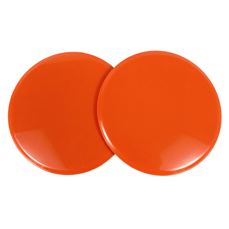 Диски для глайдингу EasyFit (пара), Діаметр 18 см, Максимальне навантаження 120 кг, Пластик, Помаранчевий