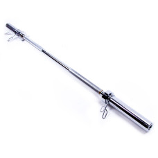 Гриф для штанги EasyFit прямий, олімпійський, Довжина 2,2 м, Діаметр 50 мм, Сталь, Хром, Вага 16 кг