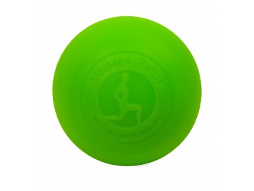 Массажный мячик EasyFit каучук 6.5 см салатовый