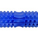 Массажный ролик (валик) EasyFit Grid Roller v.2.2, Длина 45 см, Диаметр 13 см, Каркас из высокопрочного пластика, Пена EVA с массажной поверхностью 3D, для МФР, фитнеса, йоги и реабилитации, Синий