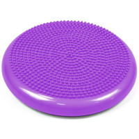 Балансувальна масажна подушка EasyFit, Діаметр 33 см, Максимальне навантаження 120 кг, Гума, Фіолетовий
