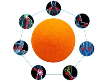 Масажний м'ячик EasyFit TPR 6 см помаранчевий