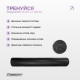 Массажный ролик (валик) EasyFit PolyFoam Roller, Длина 90 см, Диаметр 14.5 см, EPP (вспененный полипропилен), для МФР, фитнеса, йоги и реабилитации, Черный