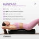 Массажный ролик (валик) EasyFit PolyFoam Roller, Длина 90 см, Диаметр 14.5 см, EPP (вспененный полипропилен), для МФР, фитнеса, йоги и реабилитации, Черный
