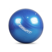 М'яч для фітнеса EasyFit, Діаметр 55 см, Максимальне навантаження 120 кг, ПВХ, Синій