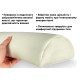 Массажный полувалик Easyfit для массажного стола, Размеры 45х16х8 см, Вес 500 грамм, Медицинский кожзаменитель, Деревянная основа, Бежевый
