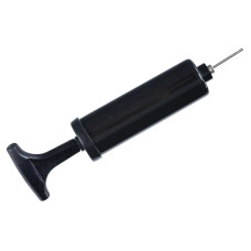 Ручной насос с иглой для накачки, Пластик, Металл, Чёрный