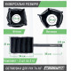 Обтяжувачі для ніг і рук EasyFit (пара), Вага 2 кг, Оксфорд, Пісок, Чорно-сірий