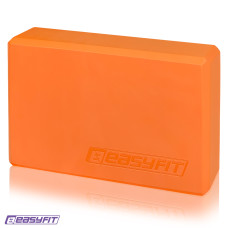 Блок для йоги EasyFit EVA, 23х15,5х7,5 см, помаранчевий