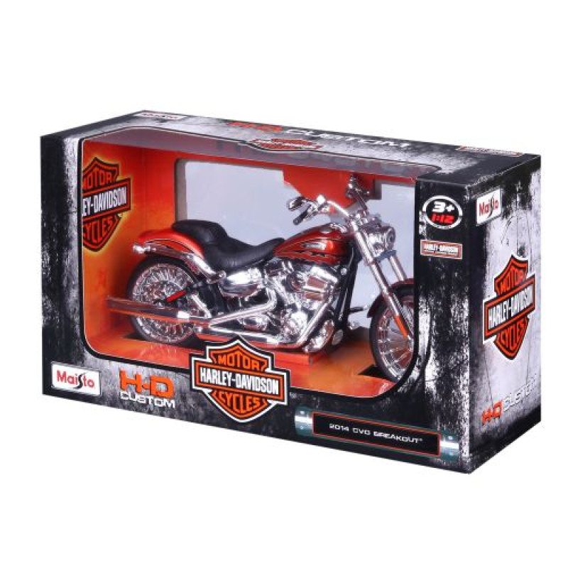 Мотоцикл іграшковий Harley-Davidson Motorcycles With Stand, масштаб 1:12, в асортименті