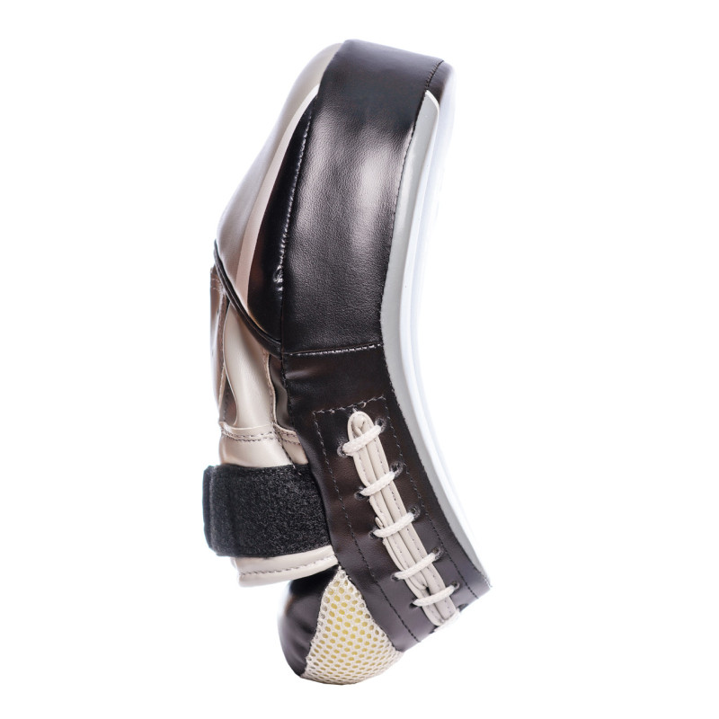 Лапи боксерські PowerPlay 3050 Чорно-Сірі PU [пара]