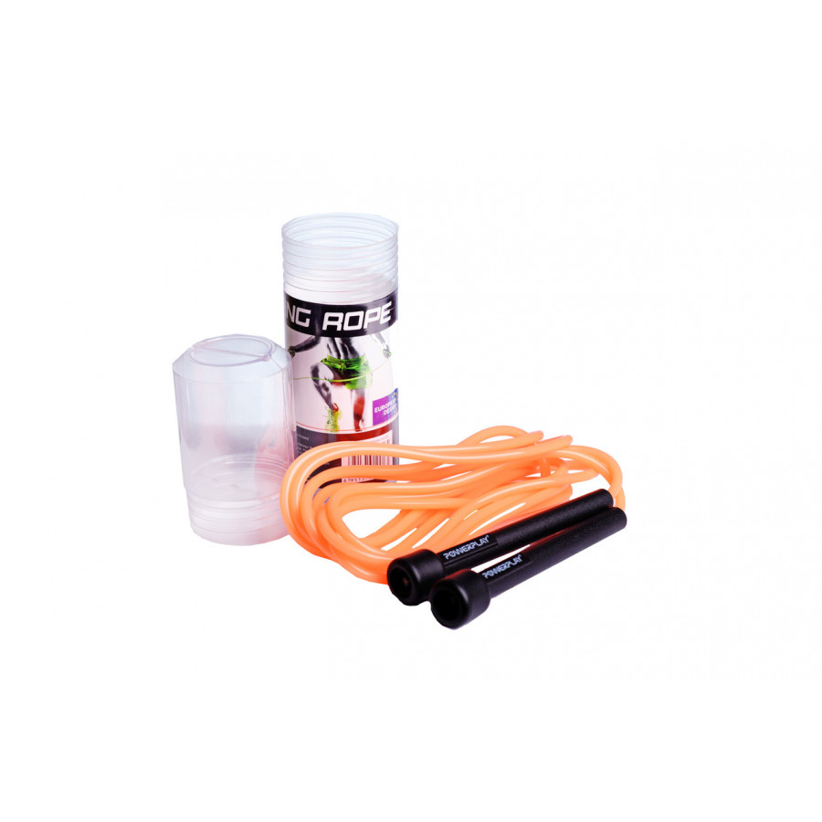 Скакалка PowerPlay 4201 Basic Jump Rope Помаранчева (2,8m.)