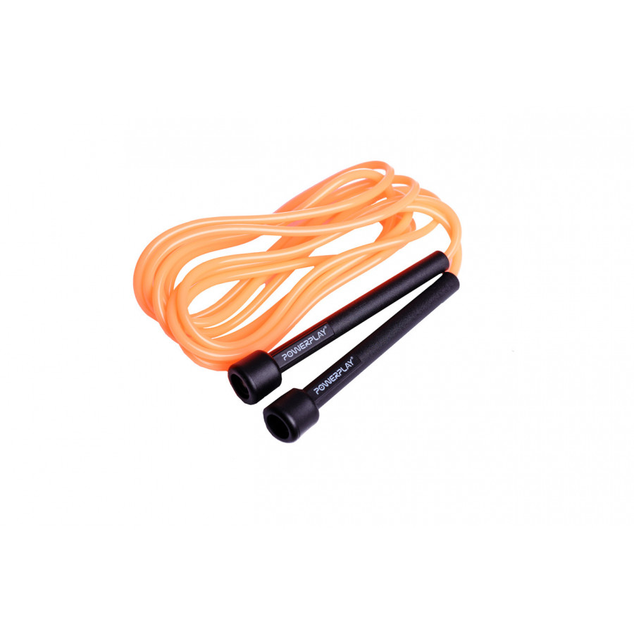 Скакалка PowerPlay 4201 Basic Jump Rope Помаранчева (2,8m.)