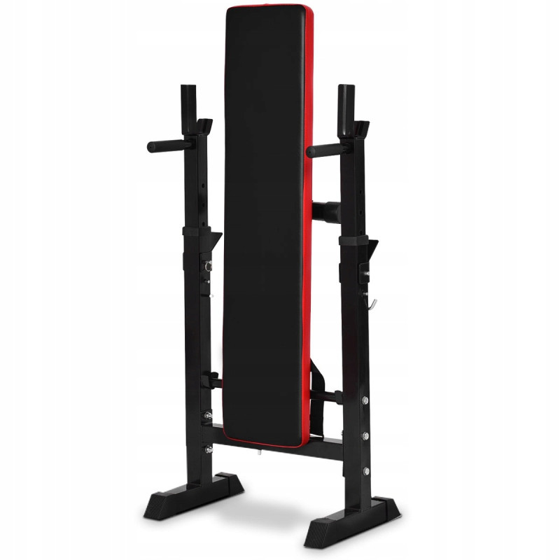 Скамья для жима (складная), для пресса, брусья. WCG 2020 черная Скамья под штангу