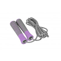 Скакалка PowerPlay 4206 Jump Rope PRO+ Сіро-фіолетова (2,75m.) Скакалка PowerPlay 4206 Jump Rope PRO+ Сіро-фіолетова (2,75m.)