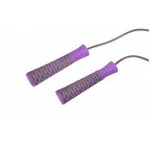 Скакалка PowerPlay 4206 Jump Rope PRO+ Сіро-фіолетова (2,75m.) Скакалка PowerPlay 4206 Jump Rope PRO+ Сіро-фіолетова (2,75m.)