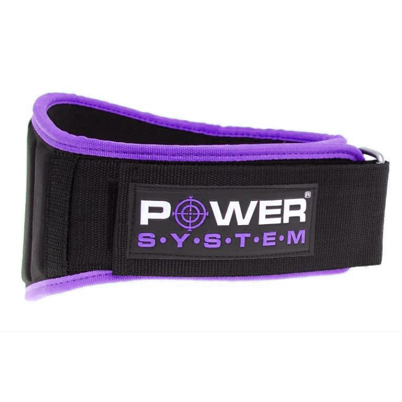 Пояс для важкої атлетики Power System PS-3210 Woman’s Power неопреновий Purple S