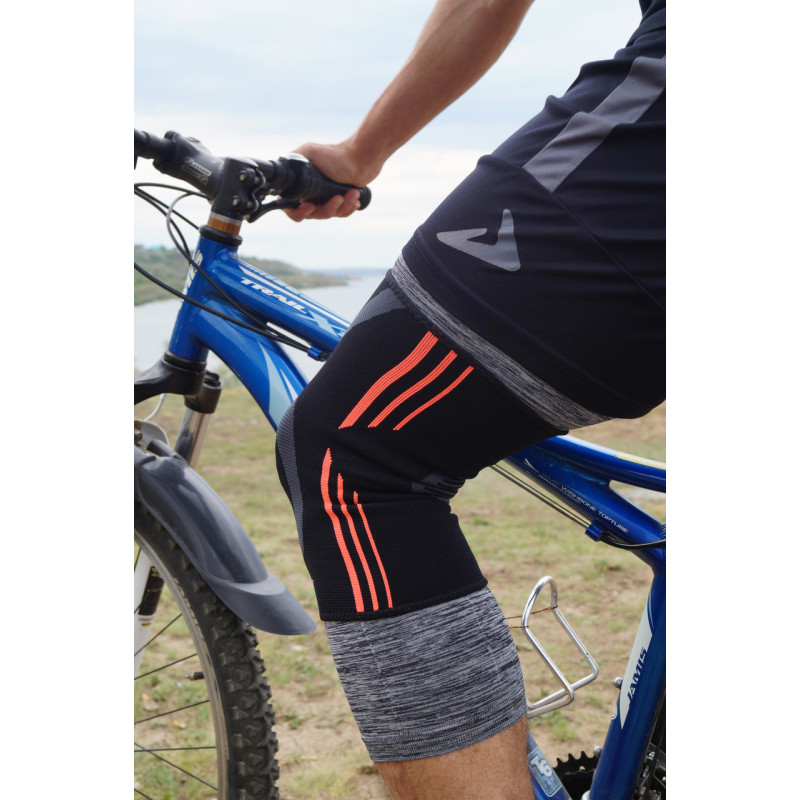 Наколінники Power System PS-6021 Knee Support Evo Black/Orange (пара) XL