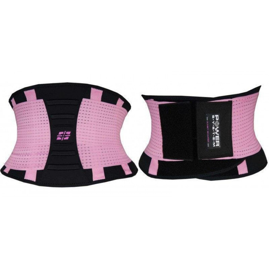 Пояс-корсет для підтримки спини Power System PS-6031 Waist Shaper Pink S/M