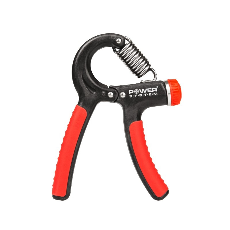 Еспандер кистьовий Power System PS-4021 з регульованим навантаженням 10-40 кг, Power Hand Grip Black, Чорно-червоний