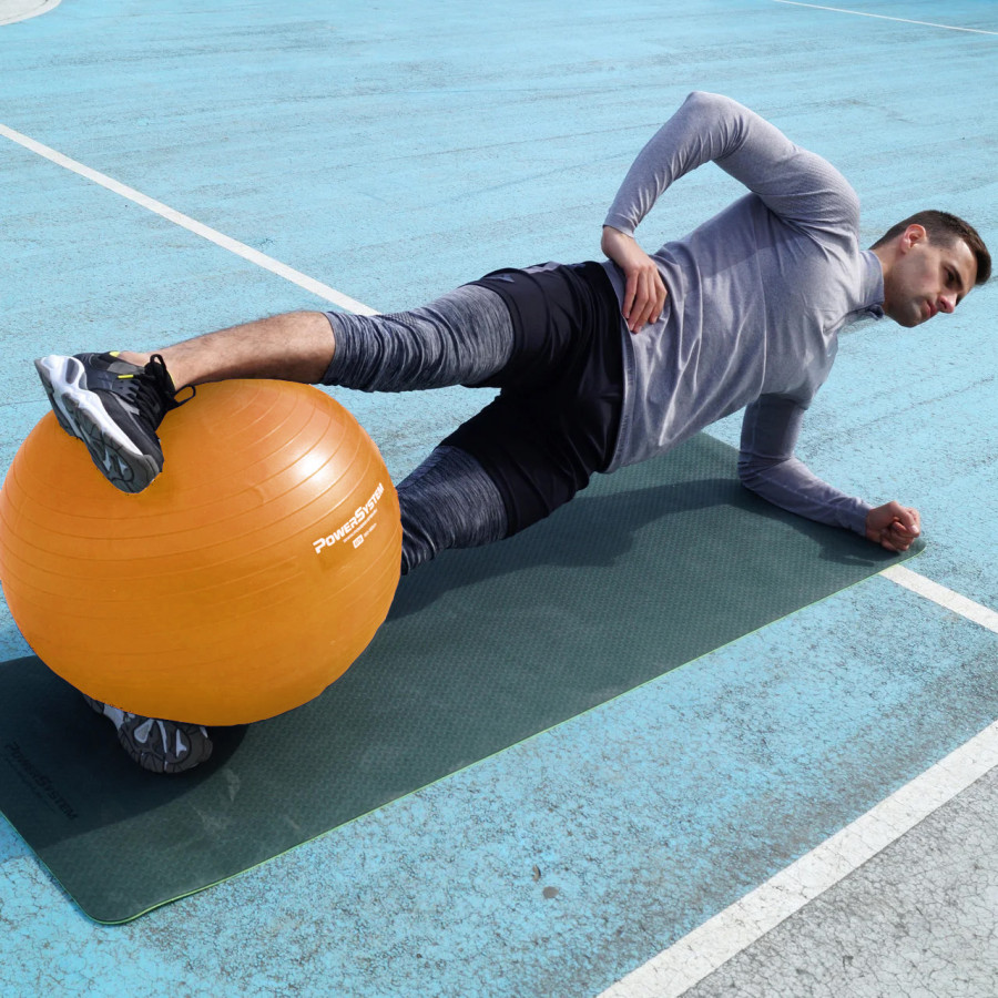 М'яч для фітнесу (фітбол) Power System PS-4013 Ø75 cm PRO Gymball Orange