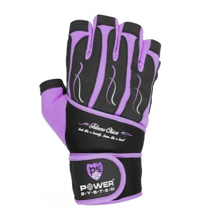 Рукавички для фітнесу Power System PS-2710 Fitness Chica жіночі Purple S