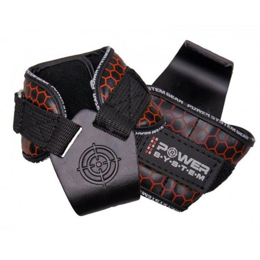 Гаки для тяги на зап'ястя Power System PS-3360 Hooks V2 Black/Red XL